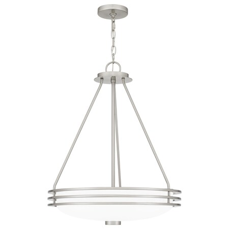 Quoizel Emile 4-Light Brushed Nickel Pendant EML2820BN
